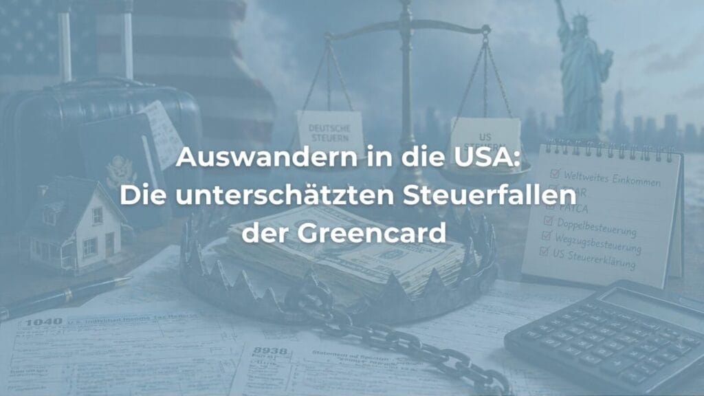 Steuerfallen bei Auswanderung in die USA