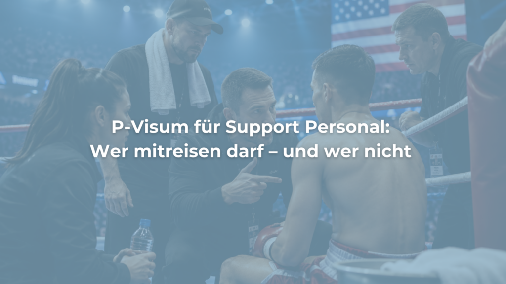 Boxer mit Trainerteam in der Ringecke